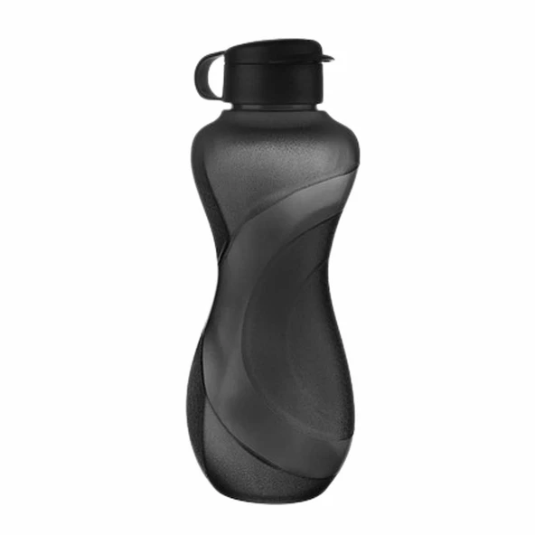 Sporcu Tipi Suluk Pratik 2000ml Kapasiteli Siyah El Matarası - 2