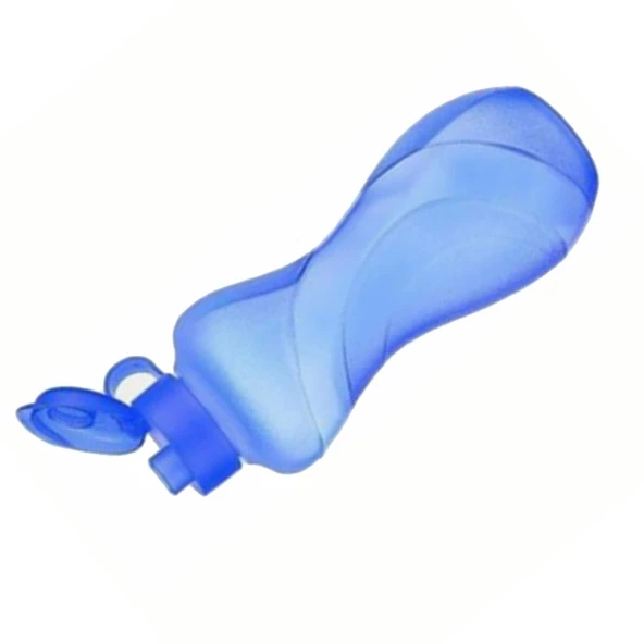 Sporcu Tipi Suluk Pratik 1500ml Kapasiteli Mavi El Matarası - 3