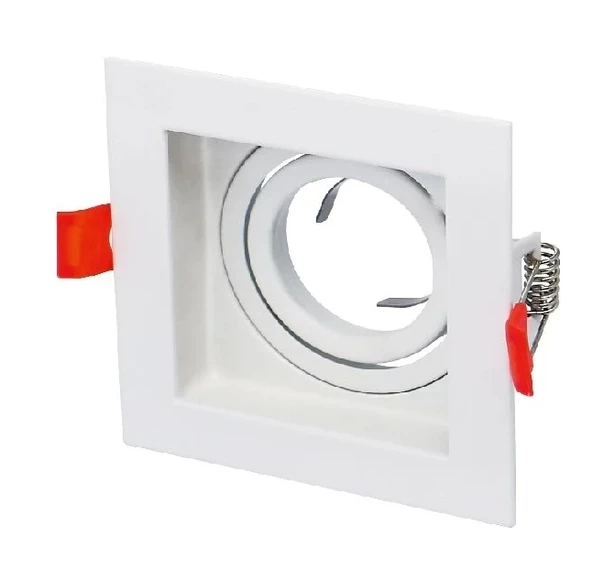 CATA Pars Beyaz Kare Sıva Altı Spot GU-10 Duylu (Ampulsüz) ürün görseli