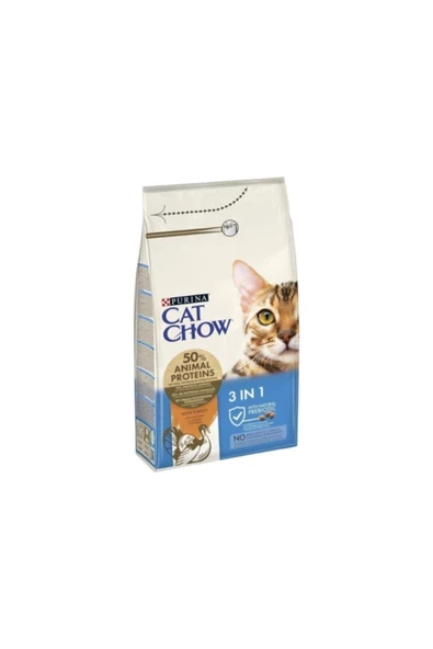 Cat Chow 3IN1 Hindili Yetişkin Kedi Maması 1,5kg