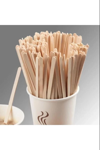 ahşap çay kahve karıştırıcı 4x500 2000 adet - 3