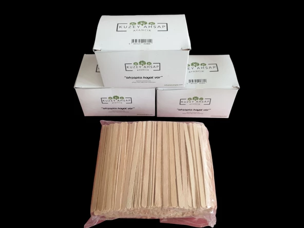 ahşap çay kahve karıştırıcı 4x500 2000 adet - 5