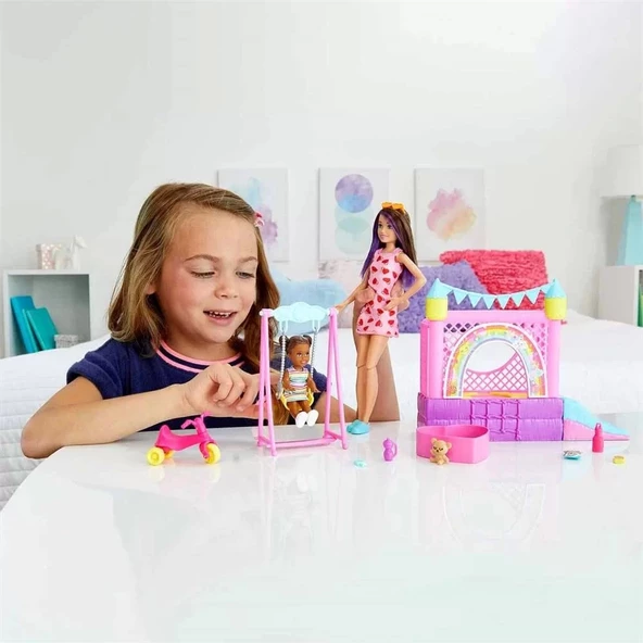 Barbie Bebek Bakıcısı Skipper Oyun Evi Seti - 5