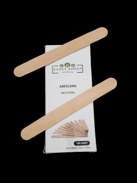 ABESLANG DİL BASKI ÇUBUĞU AĞDA SPATULASI 200 ADET - 4