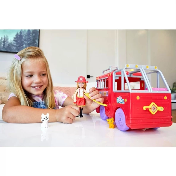 Barbie Chelsea İtfaiye Aracı - 5