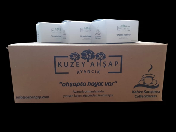 ahşap çay kahve karıştırıcı 24 kutu 12000 adet