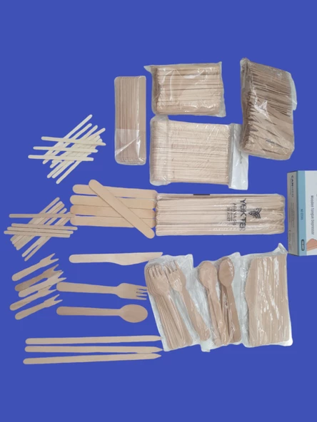 ahşap çay kahve karıştırıcı 24 kutu 12000 adet - 4