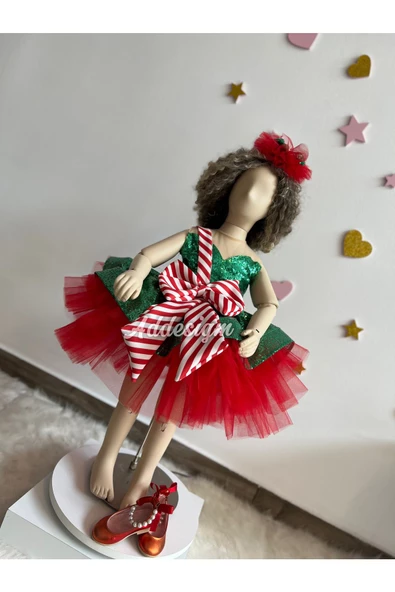 Yeni yıl kız çocuk elbisesi, Payetli kız çocuk elbisesi, Christmas Dress - 8