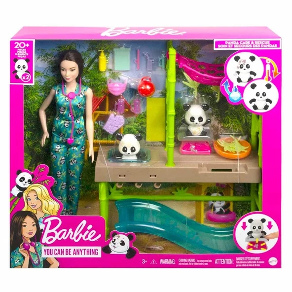 Barbie Yavru Panda Bakımı Oyun Seti HKT77