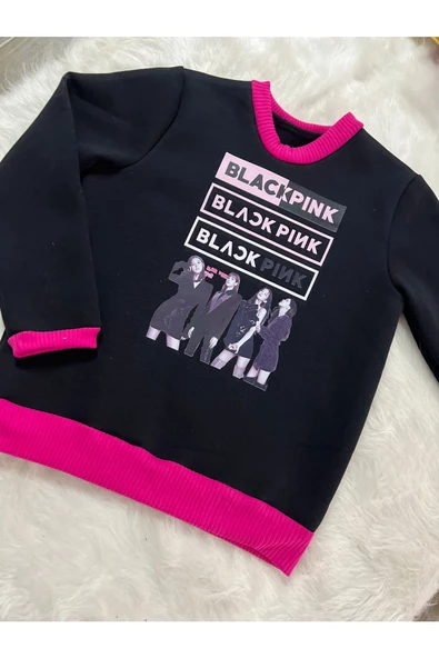 Black Pink Sweatshirt - 2