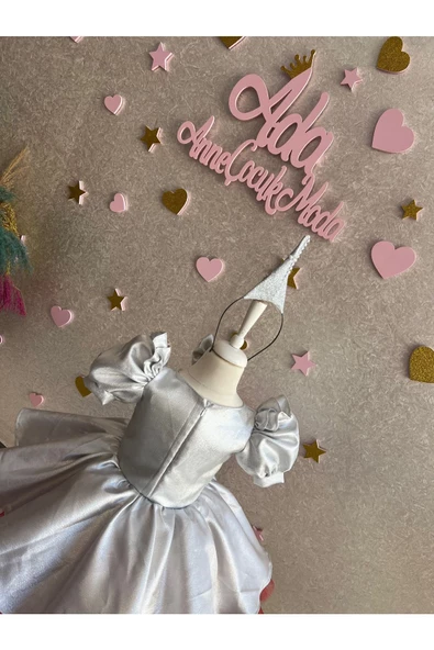 Oz Büyücüsü Teneke Adam'dan Esinlenen Kız Kostümü, Cadılar Bayramı Kostümü, Teneke Adam - 5