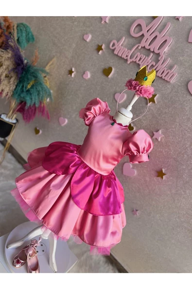 Prenses Şeftali, Süper Prenses Şeftali Kostümü, Cadılar Bayramı Kostümü - Resim 5