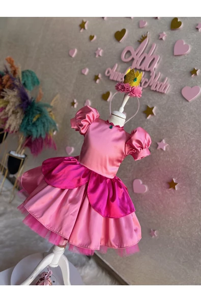 Prenses Şeftali, Süper Prenses Şeftali Kostümü, Cadılar Bayramı Kostümü - Resim 7