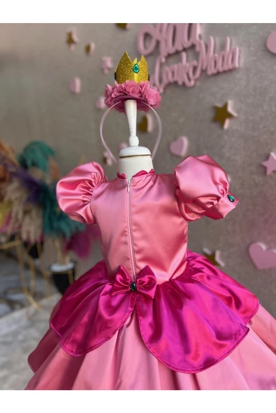 Prenses Şeftali, Süper Prenses Şeftali Kostümü, Cadılar Bayramı Kostümü - Resim 2