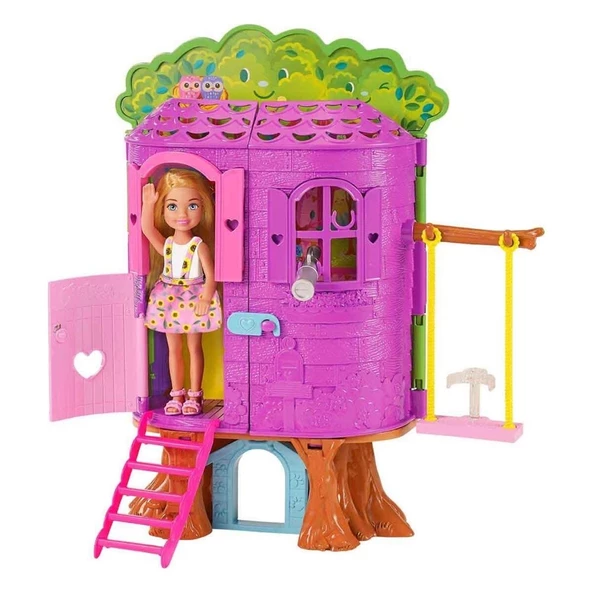 Barbie Chelsea'nin Ağaç Evi HPL70 - 2