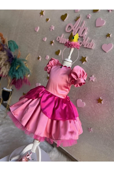 Prenses Şeftali, Süper Prenses Şeftali Kostümü, Cadılar Bayramı Kostümü - Resim 6