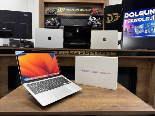 Apple MacBook Air M1 8GB 256GB SSD macOS 13.3" QHD+ Gümüş MGN93TU/A (İKİNCİ EL)