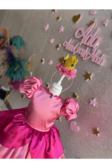 Prenses Şeftali, Süper Prenses Şeftali Kostümü, Cadılar Bayramı Kostümü - Resim 3