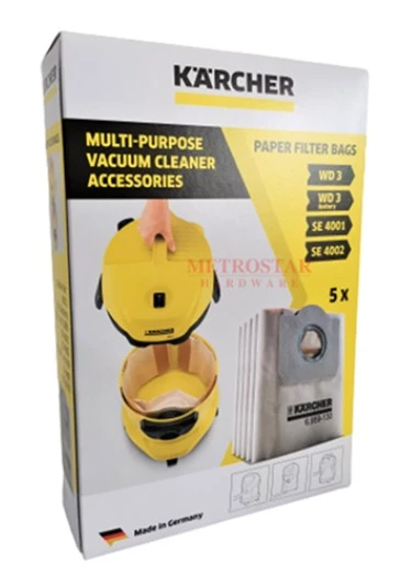 Karcher Vacuum Paper Filter Bag WD3 6.959-130.0