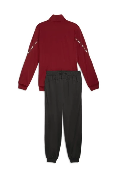 Puma Poly Tape Suit 681895 13 Erkek Eşofman Takımı Bordo Sİyah S-XXL - 3
