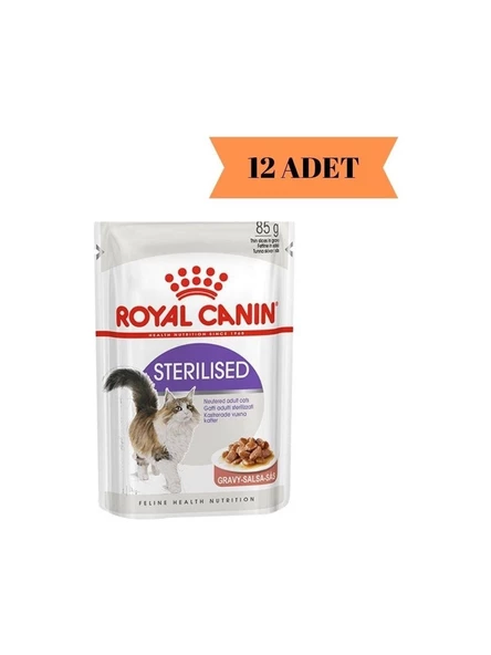 Royal Canin Sterilised Gravy Pouch 85 GrX 12 adet