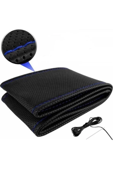 Teknotik Mitsubishi Lancer Direksiyon Kılıfı / Mavi Dikişli (2540) - Resim 2