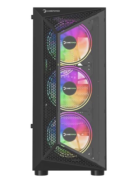 Gamepower Eclipse ARGB 4 Fanlı 500 W ATX Oyuncu Kasası - 2