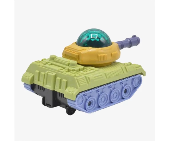 3D Işıklı Sesli Çarp Dön Sensörlü Tank - 2