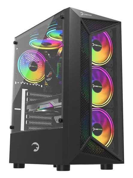 Gamepower Eclipse ARGB 4 Fanlı 500 W ATX Oyuncu Kasası