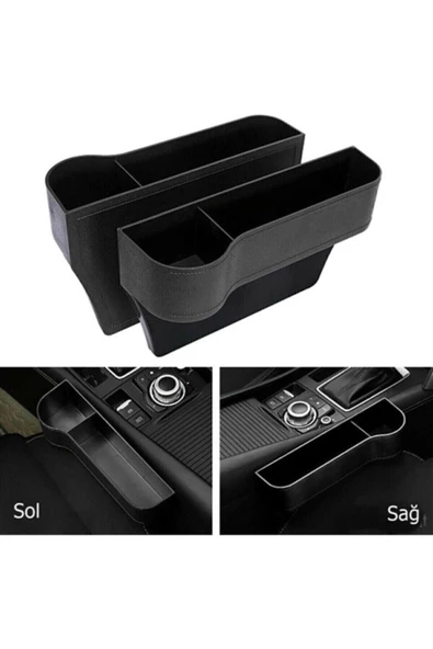 Teknotik Koltuk Arası Bardak Tutucu Organizer 2 Li Set Oto Bardaklık - 3