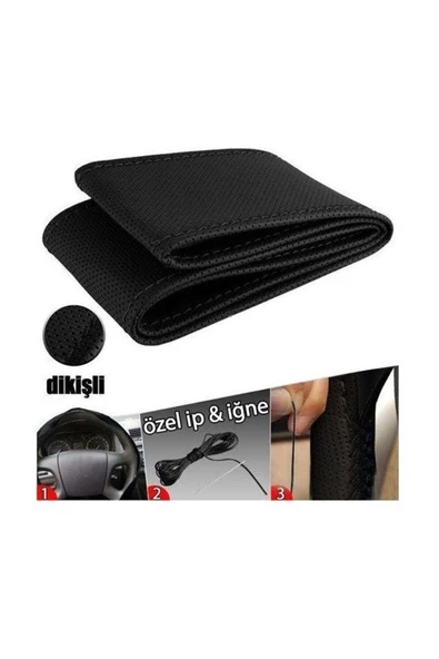 Teknotik Citroen Nemo Direksiyon Kılıfı / Siyah (2758) TKNTK30 ürün görseli 1