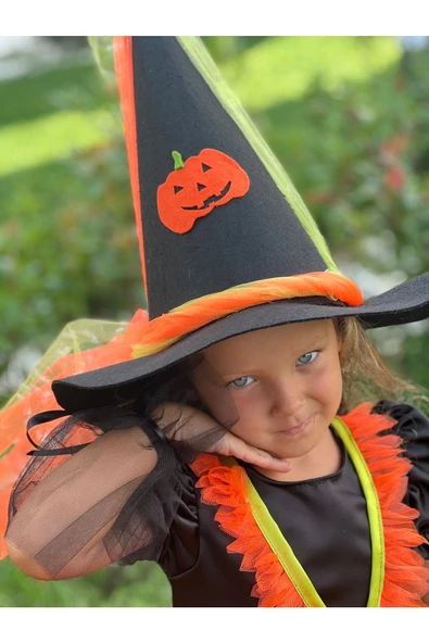 Kız Çocuk Halloween Cadılar Bayramı Kostümü - 4