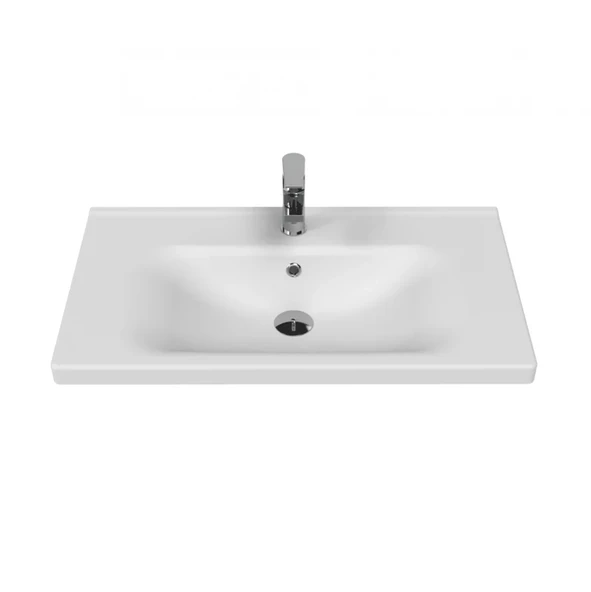 Creavit EK080 Eksen Etajerli Mobilya Dolap Uyumlu 45 x 80 cm Lavabo