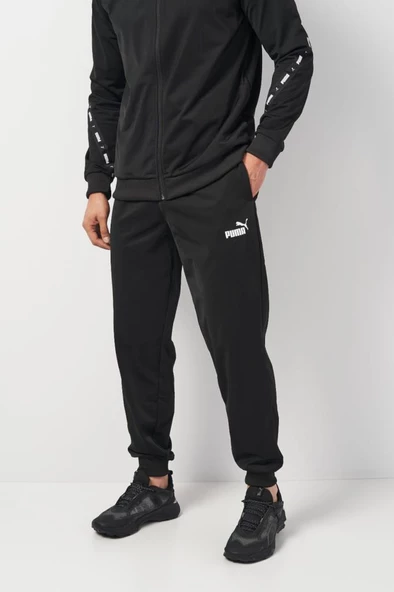 Puma Poly Tape Suit 681895 01 Erkek Eşofman Takımı Siyah S-XXL - 5