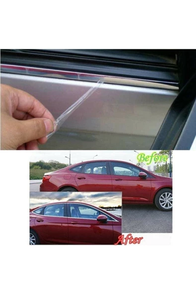 Teknotik Araç Içi Dışı 3d Krom Dekoratif Nikelaj Şerit Çıta 9mmx4mt ürün görseli 1