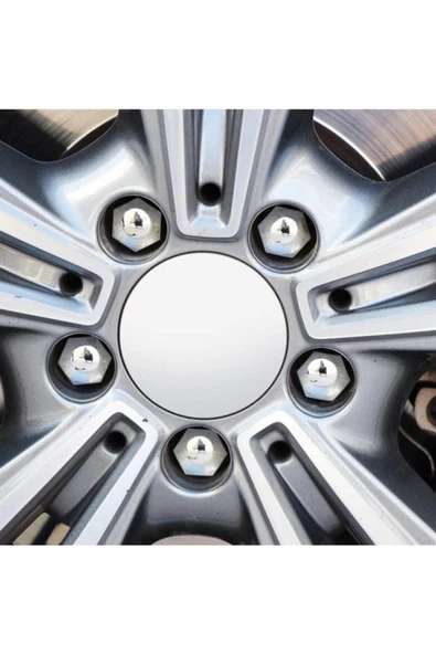 Teknotik 17 Mm Krom Renk Bijon Kapağı 20 Adet - Resim 2