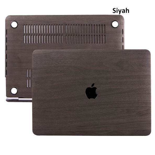 Macbook Pro Kılıf 13inç Wood01 (2016/2019 yılı Cihazı) A1706 A1708 A1989 A2159 ile Uyumlu - 4
