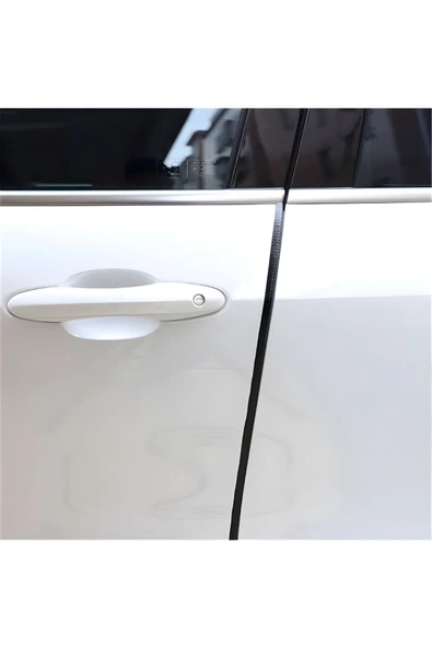 Teknotik Toyota Corolla Oto Araç Kapı Koruma Fitili 5metre Parlak Siyah Renk - Resim 5