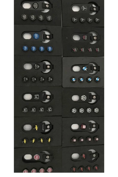 Teknotik Fiat Uyumlu Sibop Kapağı Ve Anahtarlık Seti - Resim 3