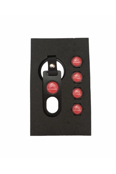 Teknotik Citroen Ax Anahtarlık ve Sibop Kapağı Seti ürün görseli 1