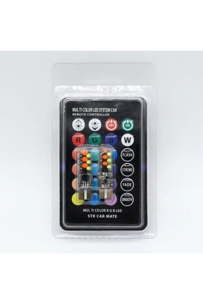Teknotik Uzaktan Kumandalı T10 Renkli Led - 4