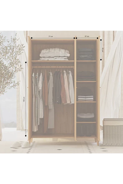 ReMa-design Ahşap Luxury Gardırop - 6