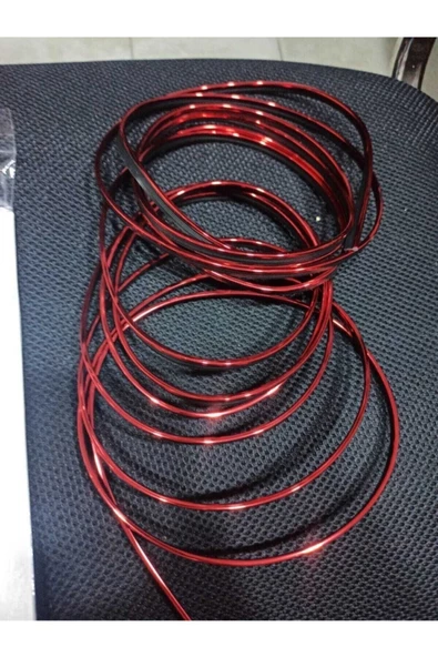 Teknotik 5 Metre Kırmızı Araç Içi Şerit Göğüs Fitili Torpido Fitili - 3