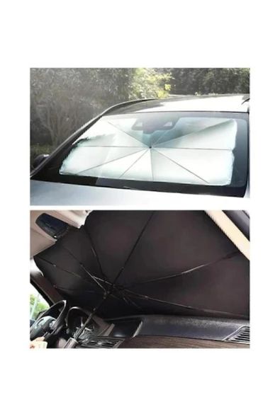 Teknotik Araba Güneş Gölge Koruyucu Şemsiye Oto Ön Cam GÜNEŞLIK - 3