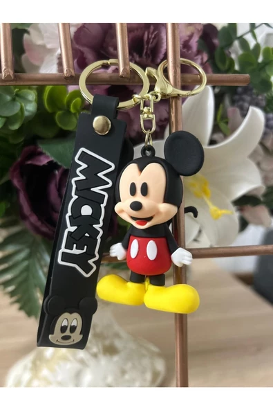 Teknotik 3D Mickey Mouse Anahtarlık Büyük Boy Ve Çanta Aksesuarı