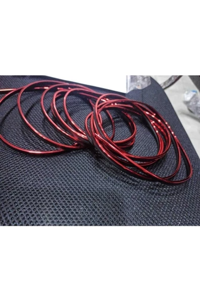 Teknotik 5 Metre Kırmızı Araç Içi Şerit Göğüs Fitili Torpido Fitili - 4