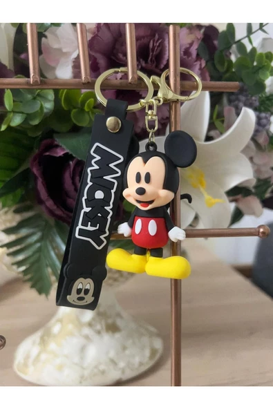 Teknotik 3D Mickey Mouse Anahtarlık Büyük Boy Ve Çanta Aksesuarı - 2