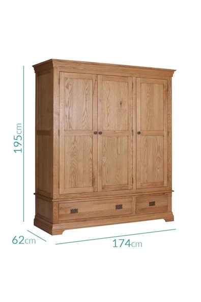 ReMa-design Ahşap Titanyum Gardırop - 4