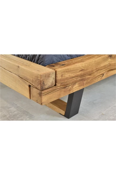 ReMa-design Ahşap Haki Karyola - Resim 7