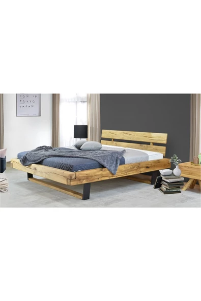 ReMa-design Ahşap Haki Karyola - Resim 3